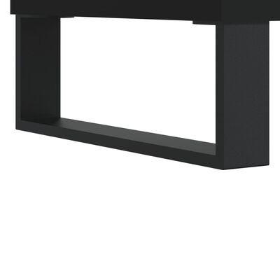 vidaXL Skříň highboard černá 69,5 x 31 x 115 cm kompozitní dřevo