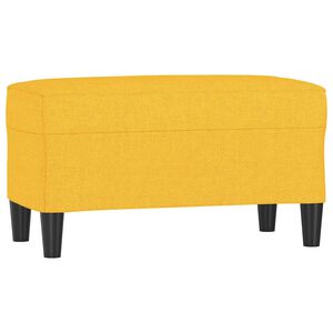 vidaXL Lavice světle žlut&aacute; 70x35x41 cm textil