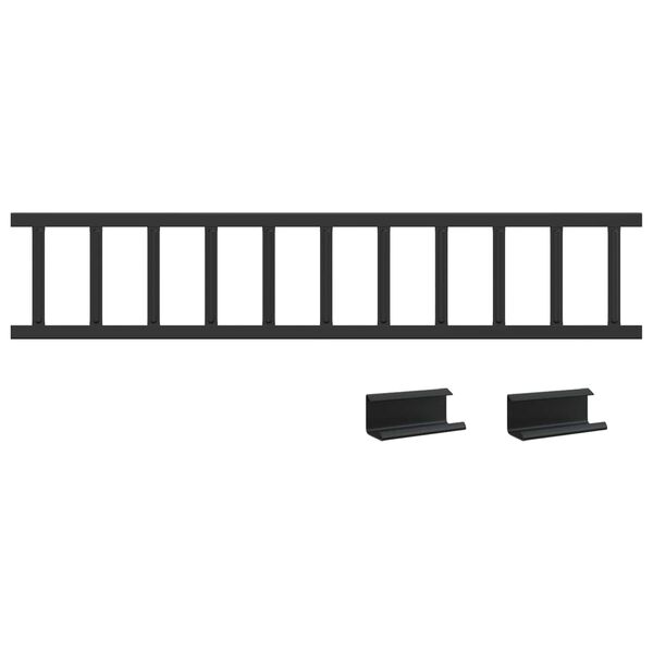 vidaXL Stře&scaron;n&iacute; z&aacute;chytn&iacute;k sněhu 1200 x 2,5 x 20 cm Ocel