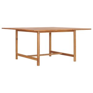 vidaXL Zahradn&iacute; stůl 150 x 150 x 76 cm masivn&iacute; teakov&eacute; dřevo