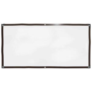 vidaXL Plachta s oky Transparentn&iacute; 1 x 2 m Polyethylen