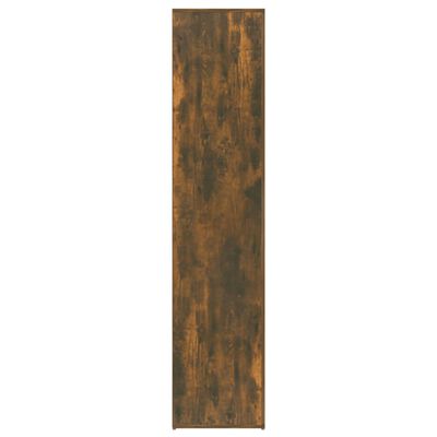 vidaXL Botník kouřový dub 80 x 39 x 178 cm kompozitní dřevo