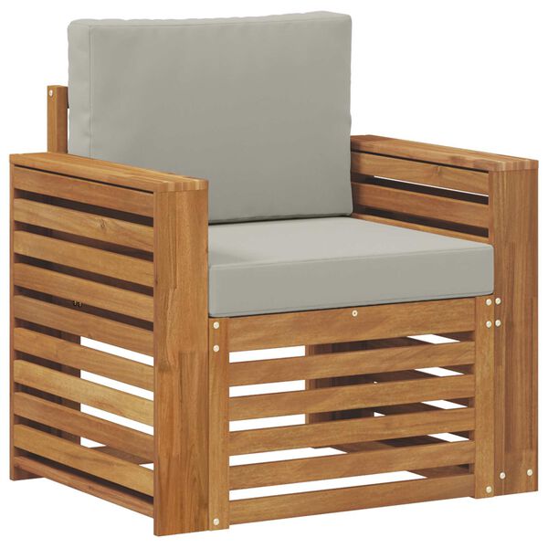 vidaXL Venkovn&iacute; pohovkov&aacute; souprava Masivn&iacute; ak&aacute;ciov&eacute; dřevo a polyester