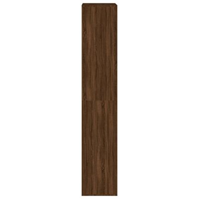 vidaXL Botník hnědý dub 54 x 34 x 183 cm kompozitní dřevo
