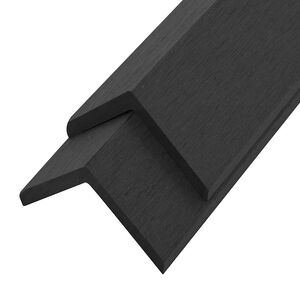 vidaXL Terasov&eacute; rohov&eacute; li&scaron;ty 5 ks WPC 170 cm čern&eacute;