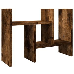 vidaXL Stoln&iacute; organiz&eacute;r kouřov&yacute; dub 34,5x15,5x35,5 cm kompozitn&iacute; dřevo