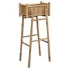 vidaXL Zahradn&iacute; květin&aacute;č s drž&aacute;kem Př&iacute;rodn&iacute; 50 x 38 x 114 cm Bambus