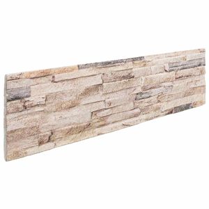 vidaXL N&aacute;stěnn&eacute; panely 10 ks 100 x 25 cm B&iacute;l&aacute; a červen&aacute; EPS pěna