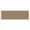 vidaXL V&yacute;suvn&aacute; bočn&iacute; mark&yacute;za 500 x 100 cm Polyester Obd&eacute;ln&iacute;kov&yacute; Taupe
