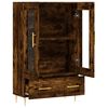 vidaXL Skříň highboard kouřový dub 69,5 x 31 x 115 cm kompozitní dřevo
