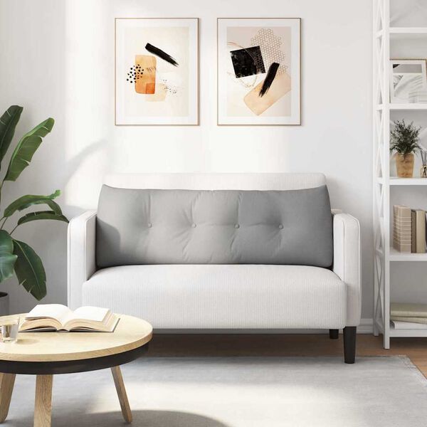 vidaXL Pol&scaron;t&aacute;ř na z&aacute;da Oblačno &scaron;ed&aacute; 140 x 24 x 50 cm textil