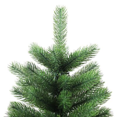 vidaXL Umělý vánoční stromek s LED osvětlením 90 cm zelený