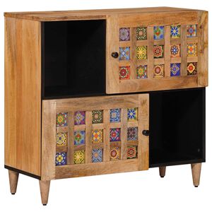 vidaXL Serv&iacute;rovac&iacute; skř&iacute;ň s &uacute;loži&scaron;těm Př&iacute;rodn&iacute; 80 x 33 x 75 cm