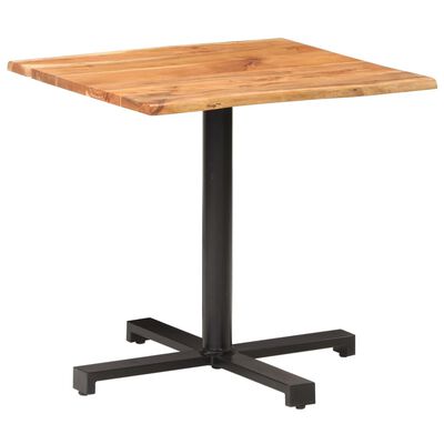 vidaXL Bistro stolek s živou hranou 80 x 80 x 75 cm masivní akácie