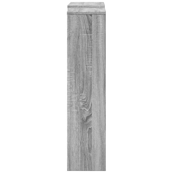 vidaXL Kryt na radiátor šedý sonoma 205x21,5x83,5 cm kompozitní dřevo