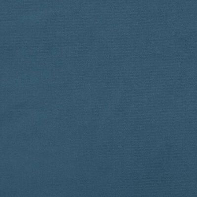 vidaXL Čelo postele typu ušák tmavě modré 83 x 23 x 118/128 cm samet