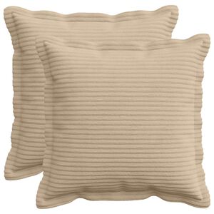 vidaXL Povlak na pol&scaron;t&aacute;ř 2 ks HOUTEN Taupe 30 x 30 cm man&scaron;estr