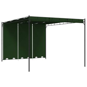 vidaXL Alt&aacute;n 4 x 3 x 2,3 m Zelen&aacute; Polyester a ocel