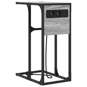 vidaXL Nočn&iacute; skř&iacute;ňka &Scaron;ed&aacute; Sonoma 41,5 x 26 x 60,5 cm kompozitn&iacute; dřevo