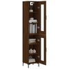 vidaXL Skř&iacute;ň highboard hněd&yacute; dub 34,5 x 34 x 180 cm kompozitn&iacute; dřevo