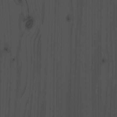 vidaXL Noční stolky 2 ks šedé 40 x 34 x 35 cm masivní borové dřevo