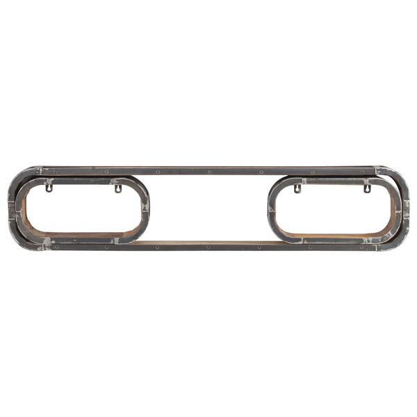 vidaXL 3d&iacute;ln&aacute; n&aacute;stěnn&aacute; sada polic masivn&iacute; mangovn&iacute;k