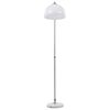 vidaXL Klenut&aacute; lampa 60 W stř&iacute;brn&aacute; E27 200 cm