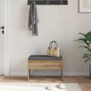 vidaXL Chodbičkov&aacute; lavice s pol&scaron;t&aacute;řem Artisanov&yacute; dub 63 x 38 x 40 cm