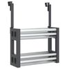 vidaXL Organiz&eacute;r pod dřez 34 x 12 x 26 cm hlin&iacute;k