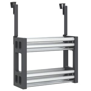 vidaXL Organiz&eacute;r pod dřez 34 x 12 x 26 cm hlin&iacute;k