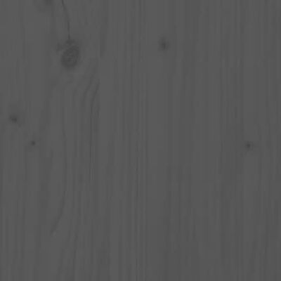 vidaXL Příborník šedý 100 x 40 x 75 cm masivní borové dřevo