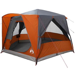 vidaXL Stan pro 5 osob 5m&iacute;stn&yacute; &Scaron;ed&aacute; a oranžov&aacute;