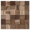 vidaXL Stěnov&yacute; panel 11 ks Př&iacute;rodn&iacute; 30 x 30 x 2 cm