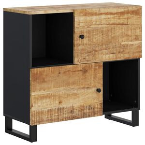 vidaXL Př&iacute;born&iacute;k se 2 dv&iacute;řky 80x33x75 cm masivn&iacute; mangovn&iacute;kov&eacute; dřevo
