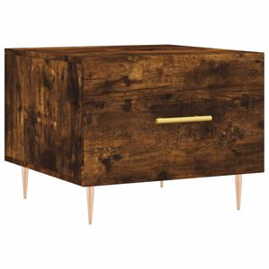 vidaXL Konferenčn&iacute; stolek kouřov&yacute; dub 50x50x40 cm kompozitn&iacute; dřevo