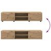 vidaXL Sestava TV skř&iacute;něk se z&aacute;suvkou Artisanov&yacute; dub kompozitn&iacute; dřevo