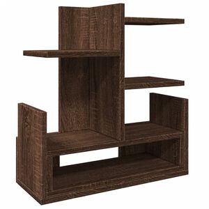 vidaXL Stoln&iacute; organiz&eacute;r hněd&yacute; dub 49 x 20 x 52,5 cm kompozitn&iacute; dřevo