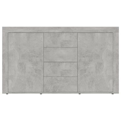 vidaXL Příborník betonově šedý 120 x 36 x 69 cm dřevotříska