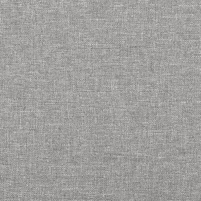 vidaXL Rám postele světle šedý 120 x 200 cm textil