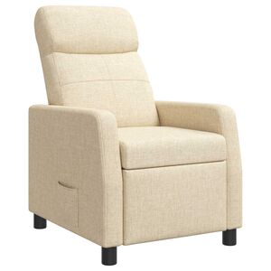 vidaXL Křeslo s funkc&iacute; ležen&iacute; Kr&eacute;mov&aacute; Textil