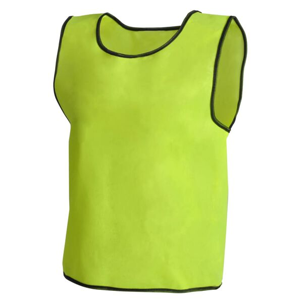 Rozlišovací sportovní / tréninková vesta junior - 10 Ks - žlutá