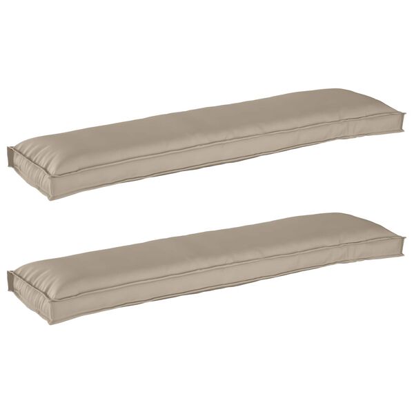 vidaXL Sada pol&scaron;t&aacute;řů na paletu 2 pcs Taupe 150 x 40 x 8 cm