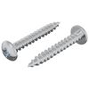 vidaXL Dřevěn&yacute; &scaron;roub 2 ks Stř&iacute;brn&aacute; M4 x 28 mm Železo