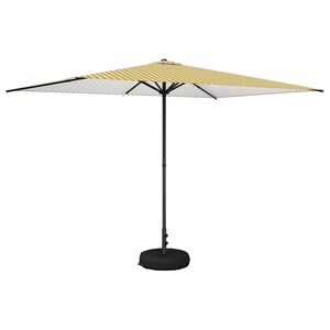vidaXL Zahradn&iacute; slunečn&iacute;k s podstavcem 200 x 300 cm Polyester