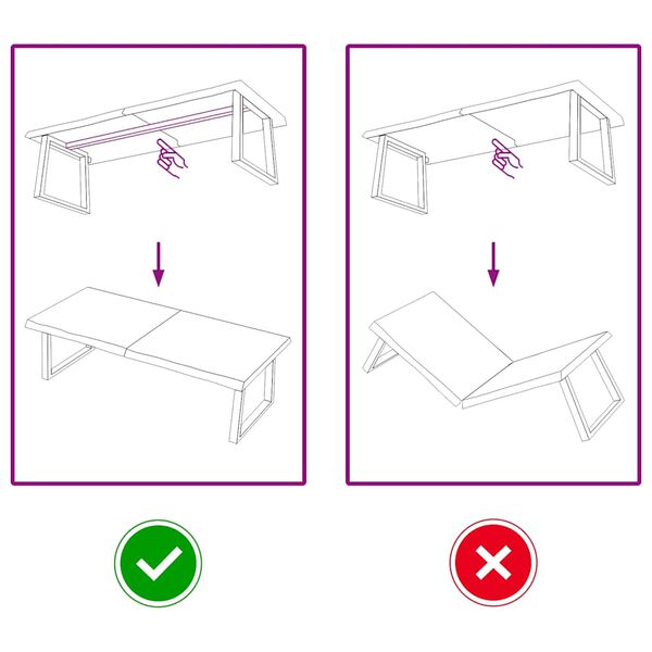 vidaXL Stolní deska světle hnědá 140x60x(2-4)cm ošetřený masivní dub