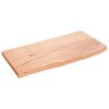 vidaXL N&aacute;stěnn&aacute; police světle hněd&aacute; 60x30x2 cm o&scaron;etřen&yacute; masivn&iacute; dub