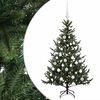 vidaXL Uměl&yacute; v&aacute;nočn&iacute; stromek s v&aacute;nočn&iacute;mi koulemi 120 cm 150 LED