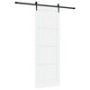 vidaXL Posuvn&eacute; dveře ORKDAL B&iacute;l&aacute; a čern&aacute; 83 x 232 cm