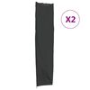 vidaXL Plachty na zahradn&iacute; slunečn&iacute;k 2 ks 240 x 57/57 cm 420D oxford