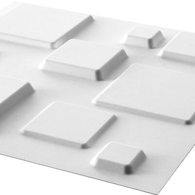 WallArt 3D nástěnné panely čtverce 12 ks GA-WA09